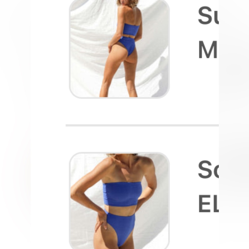 Stone Fox Swim Sumatra Bottoms (M) and Soma Top (M)
